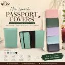 Customized passport cover with name engraving - Gifto Gifting Hub
